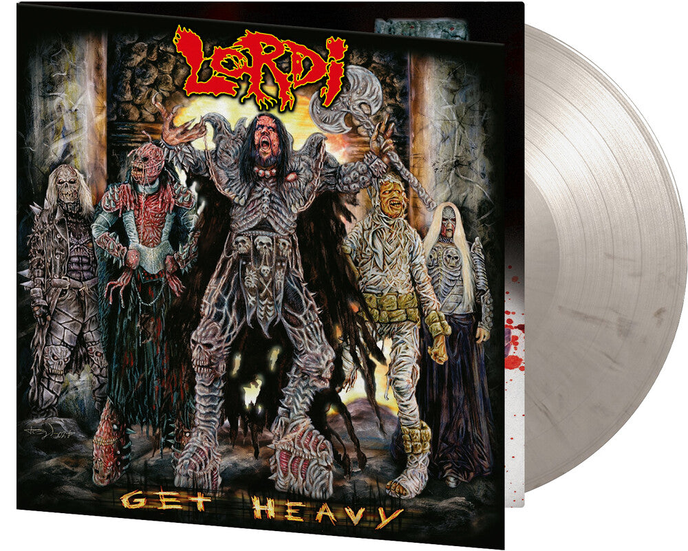 Lordi - Get Heavy (Blk) [Colored Vinyl] [180 Gram] (Wht) Vinyl Record