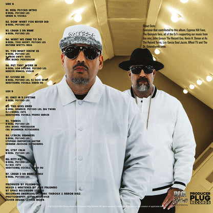 B-Real & Psycho Les - Real Psycho: Deluxe Limited Edition [Clear with Black, Yellow & White Splatter] Vinyl Record