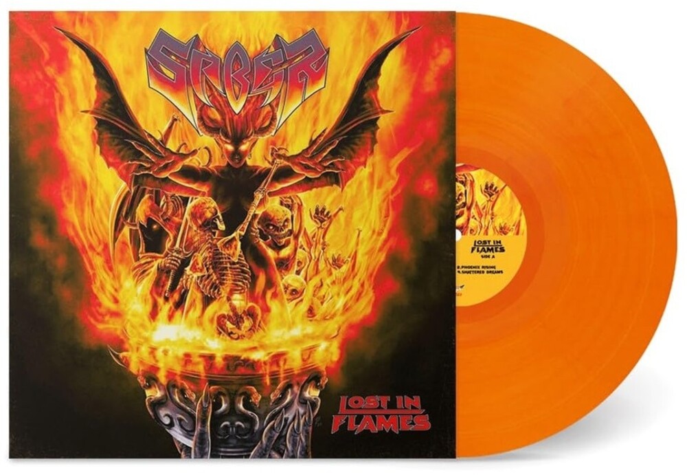 Saber - Lost In Flames [Colored Vinyl] (Org) (Spa) Vinyl Record