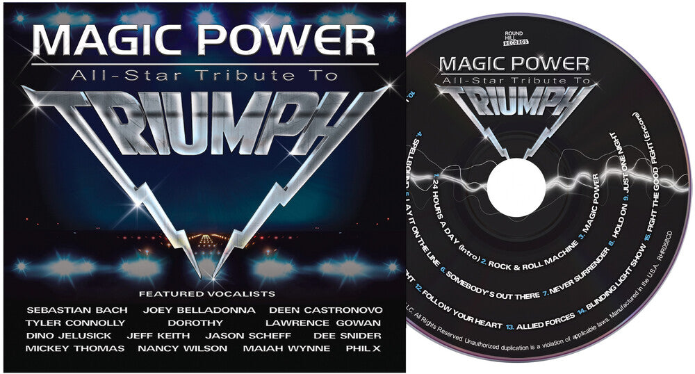 the album cover for Triumph - Magic Power: All Star Tribute to Triumph [2 Compact disc]