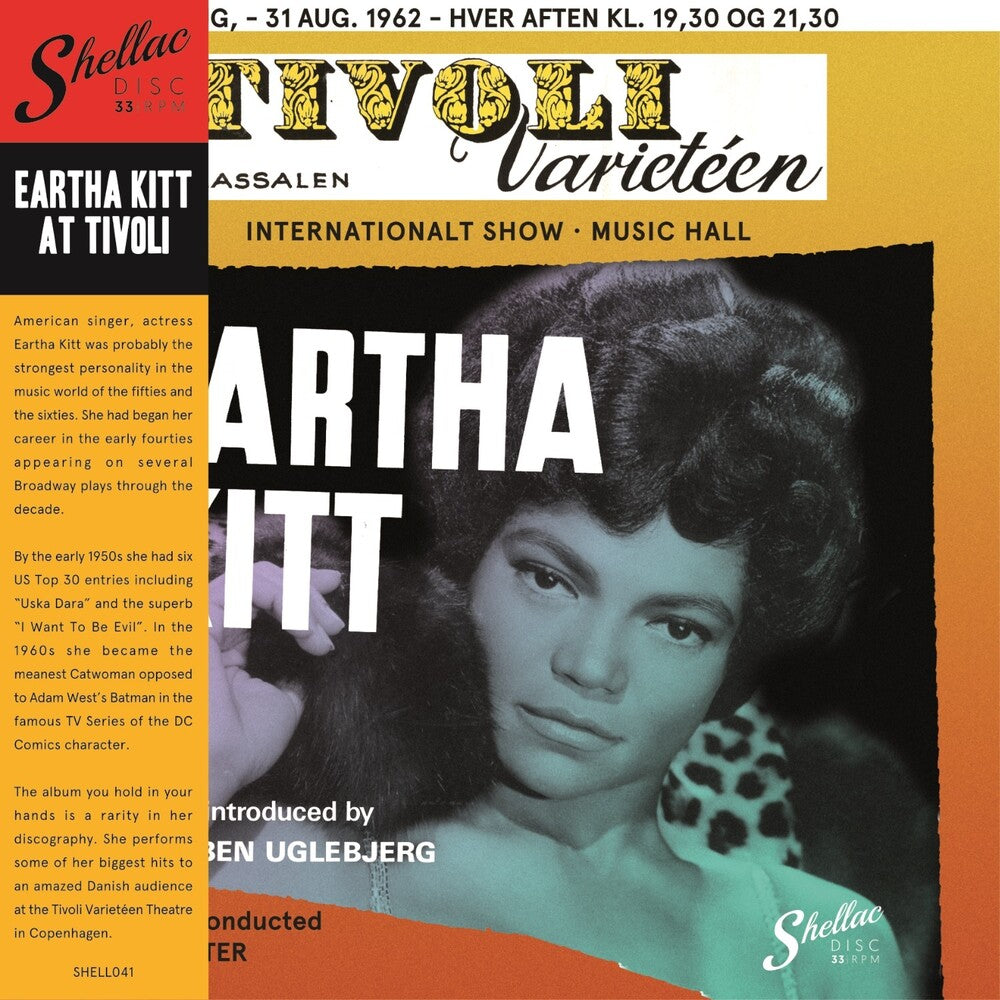 Eartha Kitt Live At The Tivoli (Spa) [LP] Vinyl Record