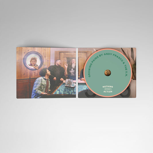 the album cover for Andy Frasco  & The U.N. - Growing Pains [Digipak]