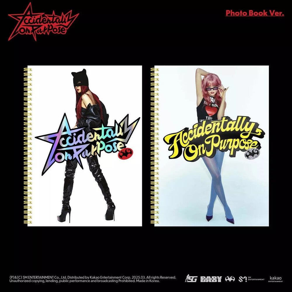 the album cover for Seulgi - Accidentally On Purpose - Photo Book Version