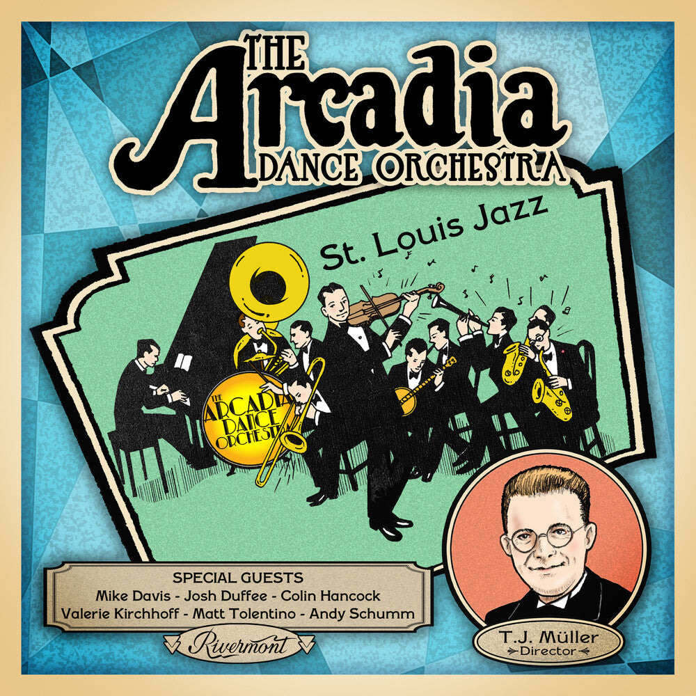 the album cover for Arcadia Dance Orchestra - St. Louis Jazz