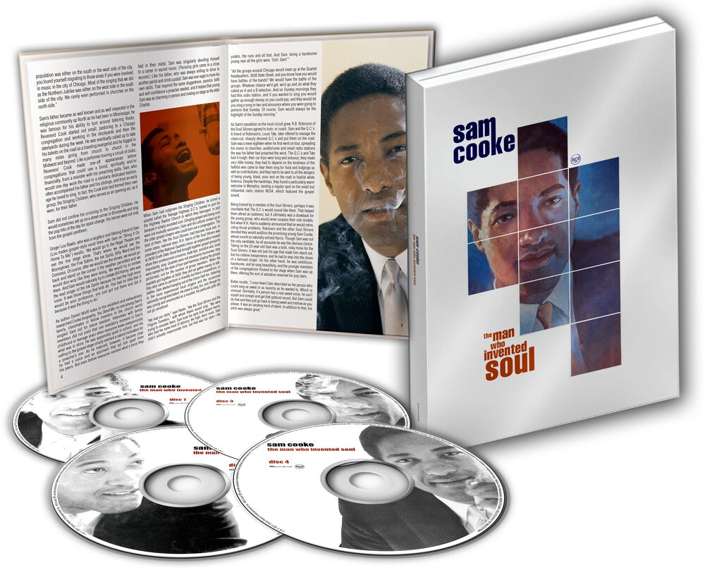 the album cover for Unknown Artist - The Man Who Invented Soul - Hardcover Bookset with 28pg Booklet