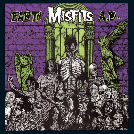 the album cover for Misfits - Earth A.D. / Wolfs Blood