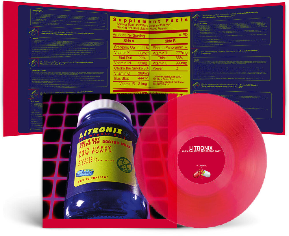 Litronix - One a Day Keeps the Doctor Away - Red [LP] Vinyl Record