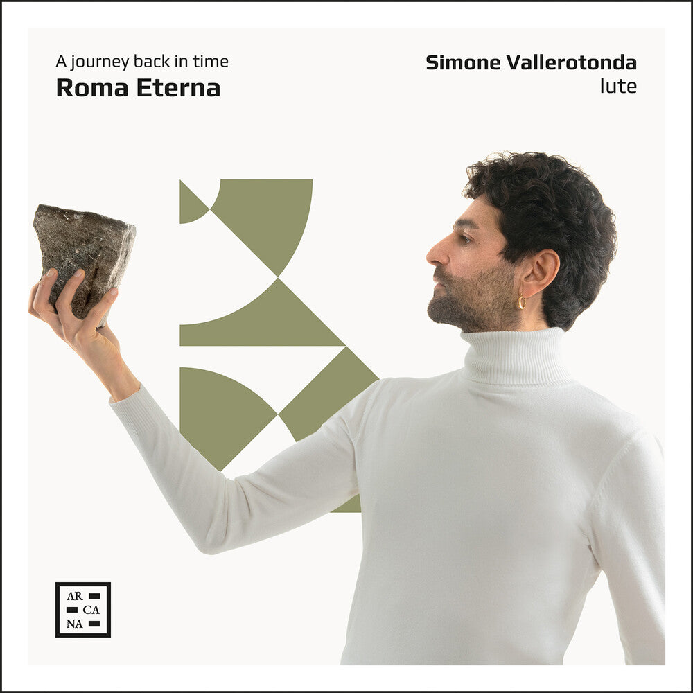 the album cover for Simone Vallerotonda - Roma Eterna - A Journey Back In Time