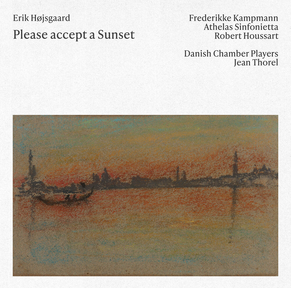 the album cover for Sinfonietta / Kampmann - Please Accept A Sunset