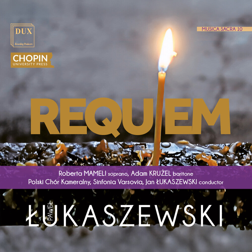 the album cover for Varsovia / Polski Chor Kameralny - Musica Sacra 10 Requiem