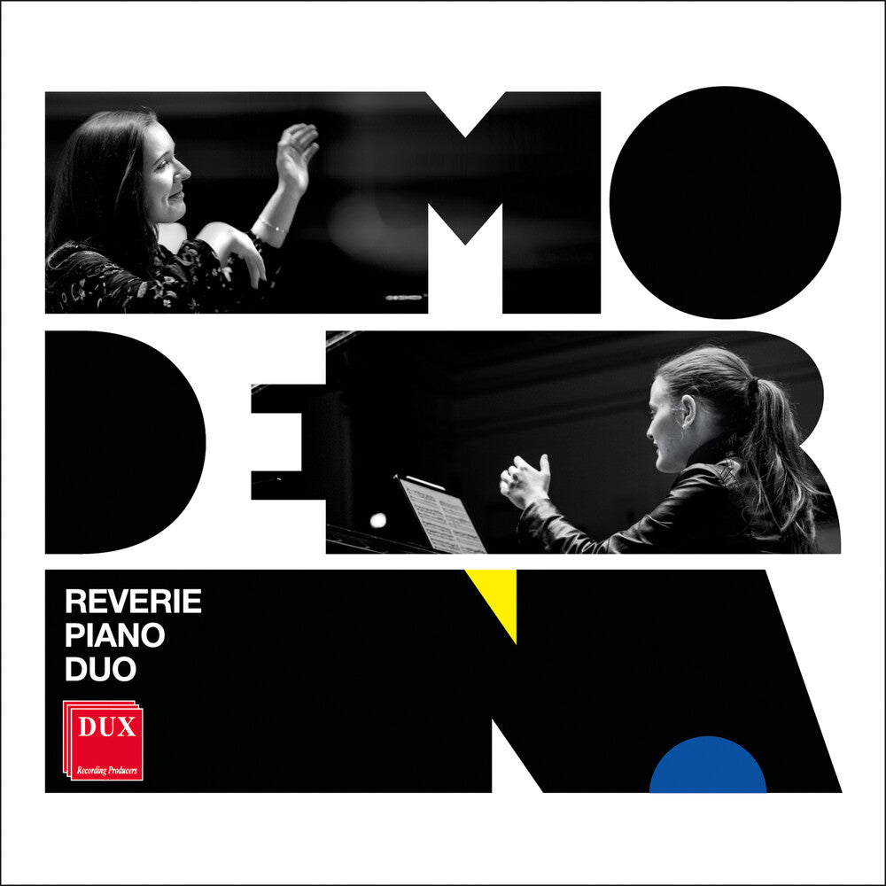 the album cover for Reverie Piano Duo - Moderna - Reverie Piano Duo