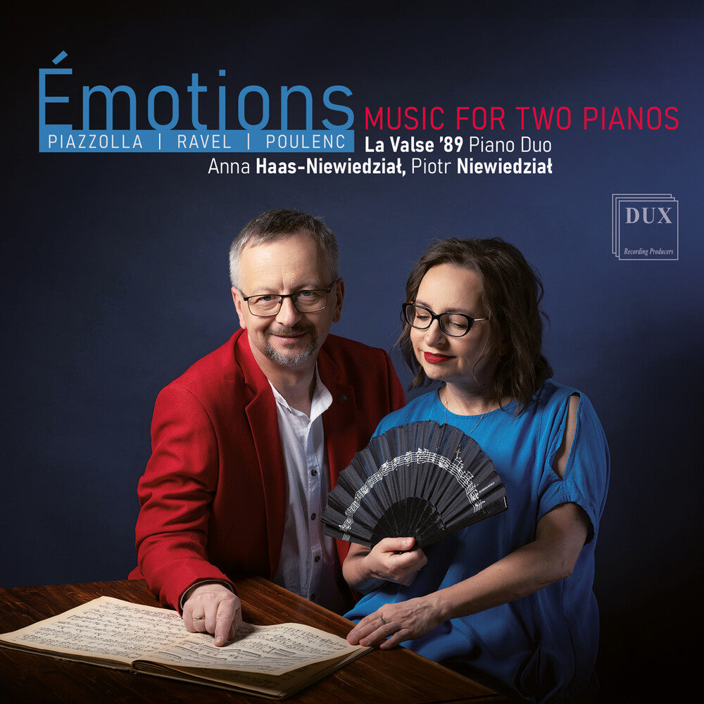the album cover for La Valse '89 Piano Duo - Emotions - Music For Two Pianos