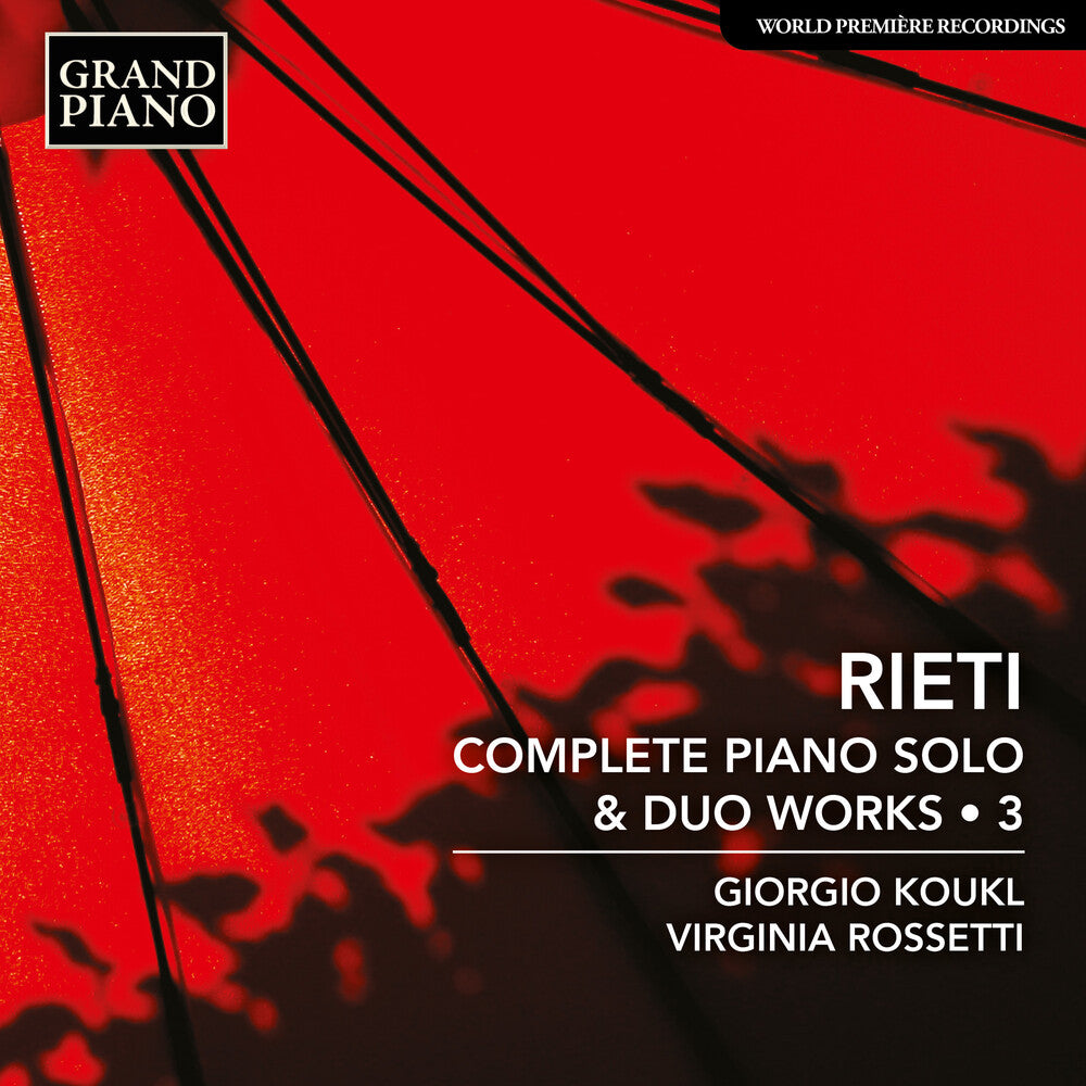 the album cover for Koukl / Rossetti - Complete Piano Solo & Duo Works Vol. 3