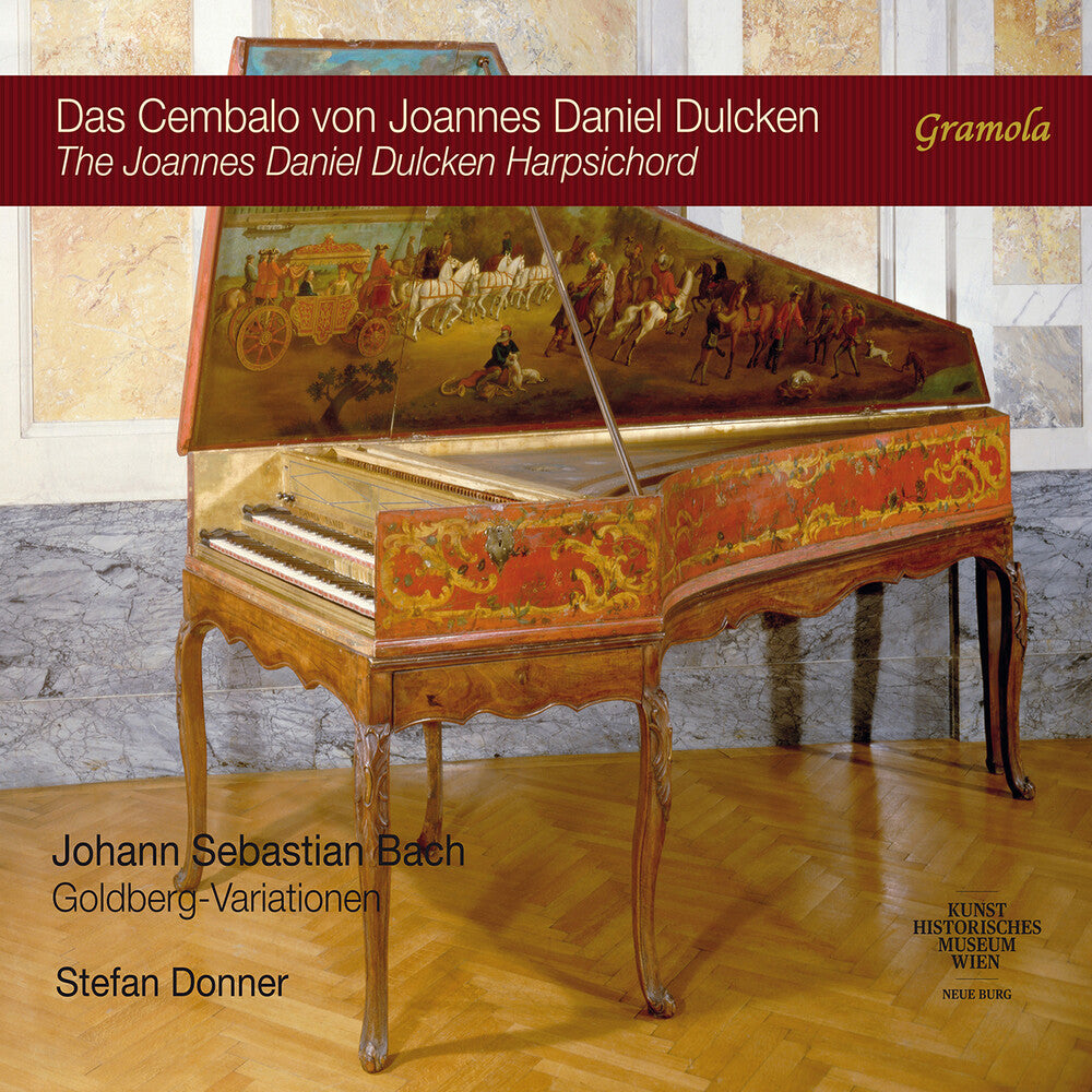 the album cover for Stefan Donner - Joannes Daniel Dulcken Harpsichord: Johann