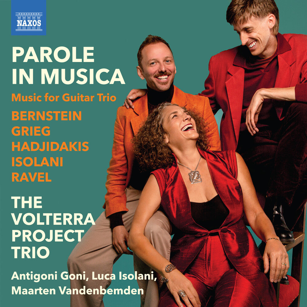 the album cover for Volterra Project Trio - Parole In Musica - Music For Guitar Trio