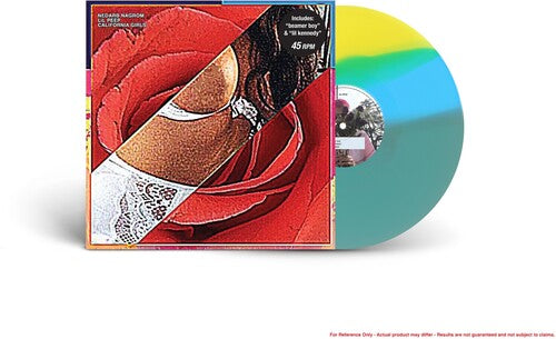 Lil Peep - California Girls (EP) [Green, Blue & Yellow] Vinyl Record