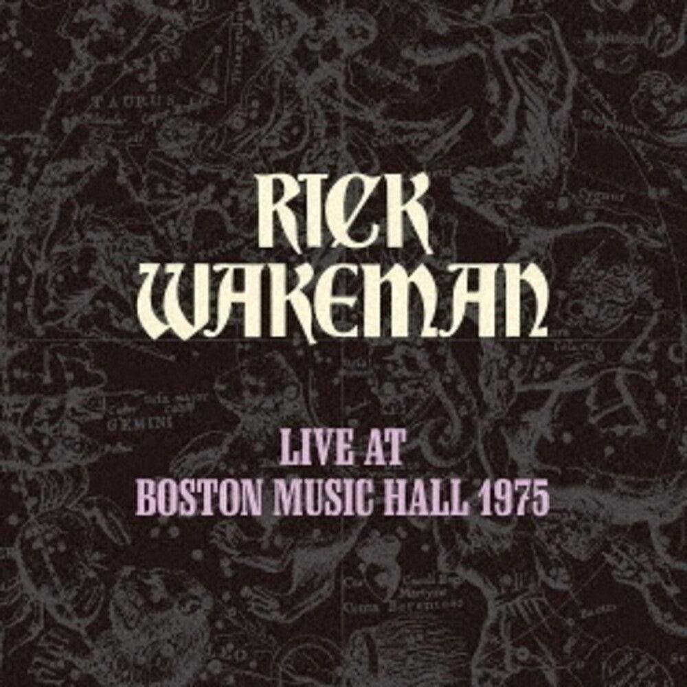 the album cover for Rick Wakeman - Live At Boston Music Hall 1975 [Remastered] (Shm) (Jpn)
