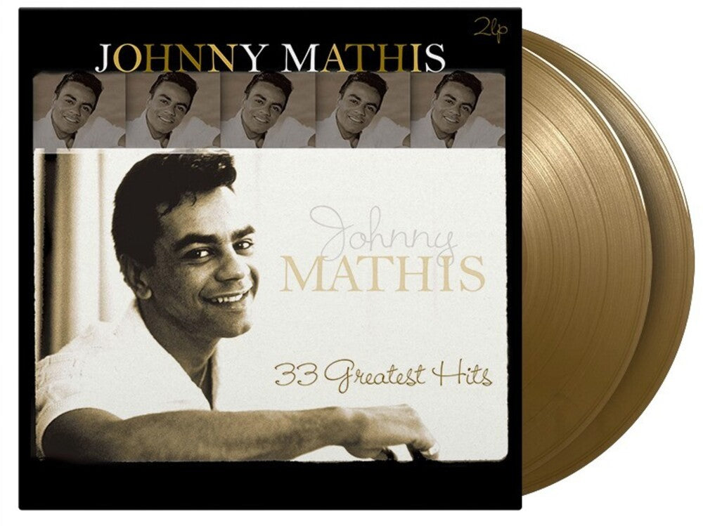 Johnny Mathis - 33 Greatest Hits - 180gm Gold Vinyl [Colored Vinyl] (Gol) Vinyl Record