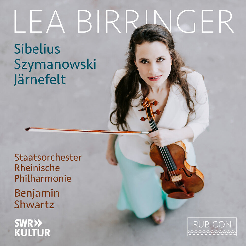 the album cover for Lea Birringer - Sibelius Jarnefelt Szymanowski