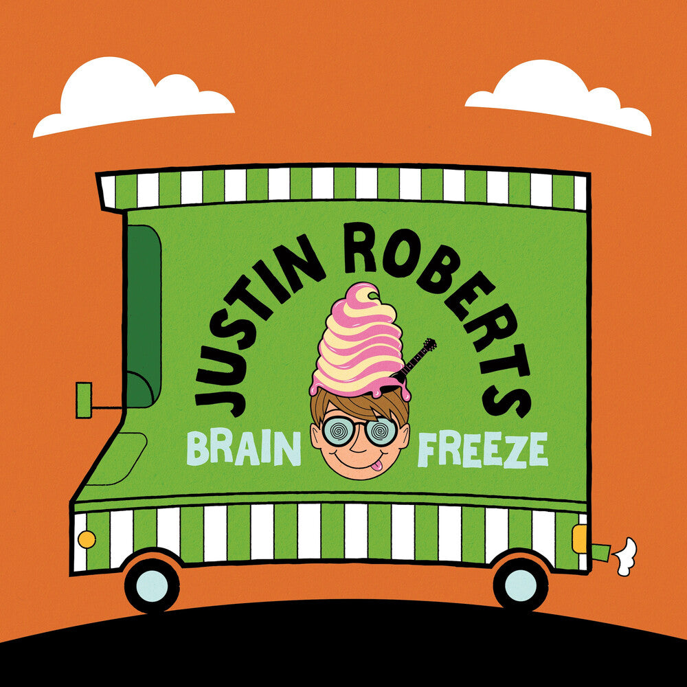 the album cover for Justin Roberts - Brain Freeze