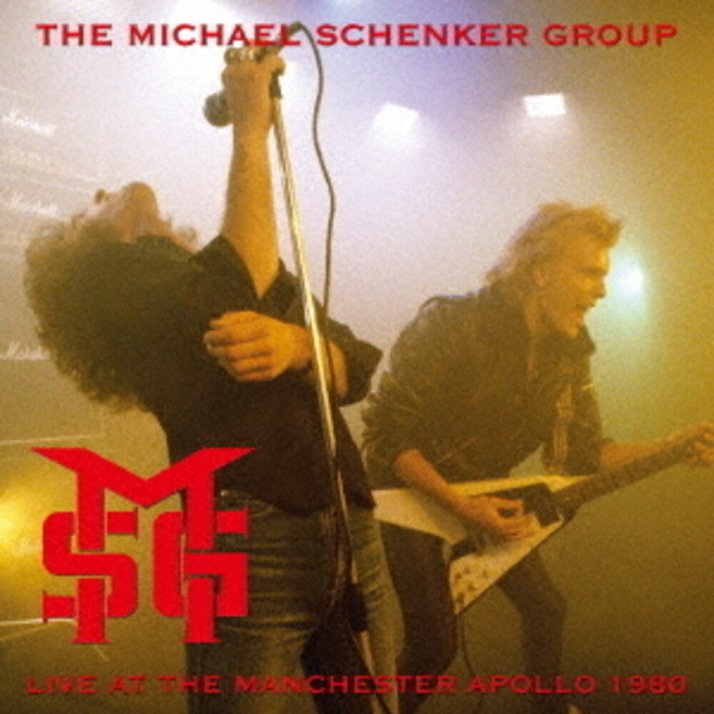 the album cover for Michael Schenker Group - Live In Manchester 1980 - SHM Paper Sleeve