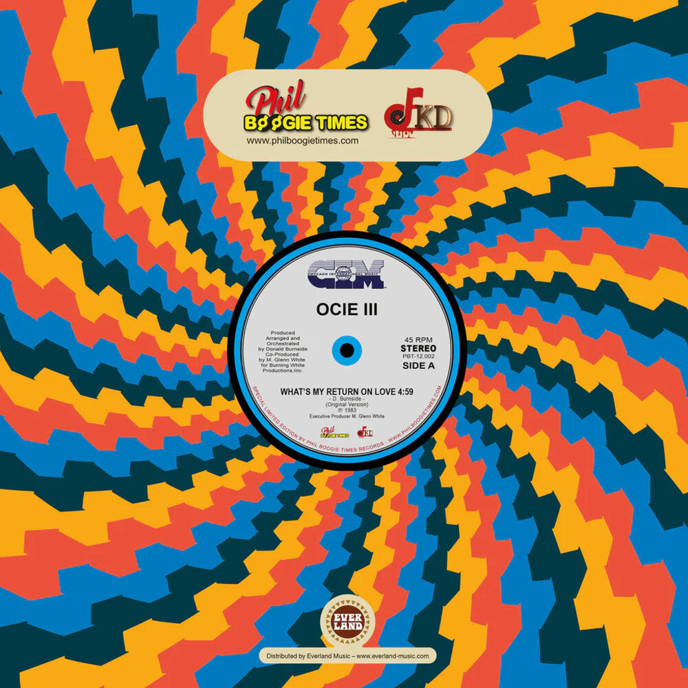 the album cover for Ocie Iii - What's My Return On Love [Reissue]