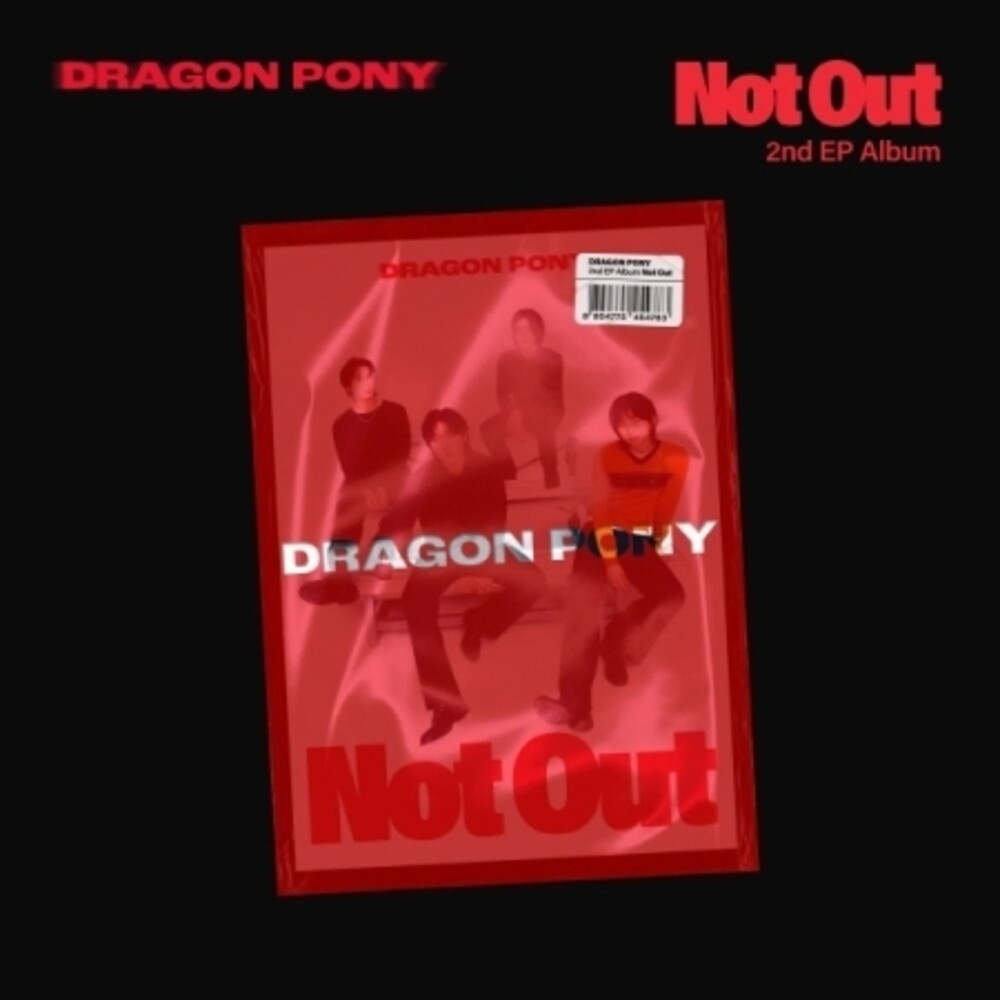 the album cover for Dragon Pony - Not Out - incl. 90pg Photobook, 20pg Lyric Book, Tabloid, 5pc Photocard Set + Frame Photo