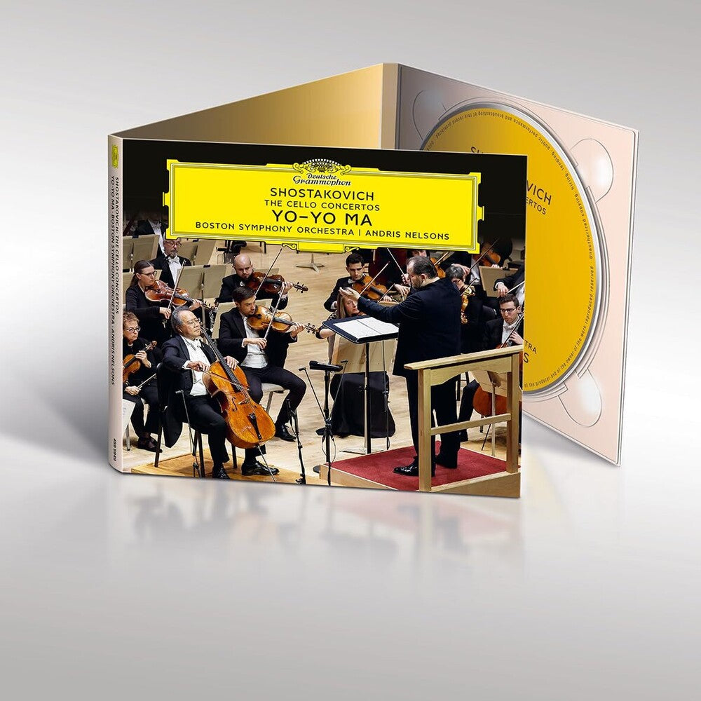 the album cover for Nelsons / Ma / Boston Symphony Orchestra - Shostakovich: The Cello Concertos