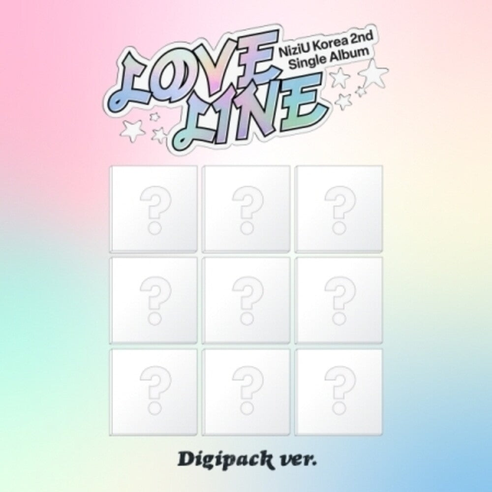 the album cover for NiziU - Love Line - Digipack Version - Random Cover (Post)