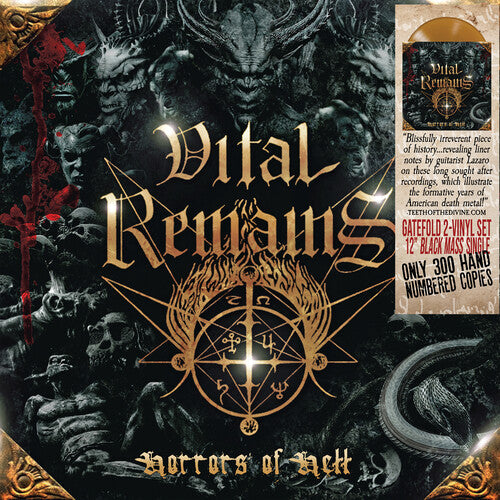 Vital Remains - Horrors of Hell [2LP Damnation Gold] Vinyl Record