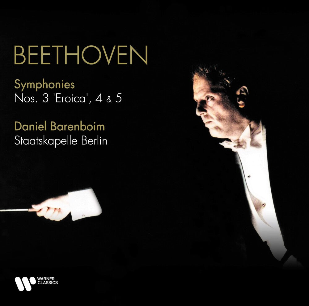 Beethoven: Symphonies Nos. 3 Eroica 4 & 5 [LP] Vinyl Record