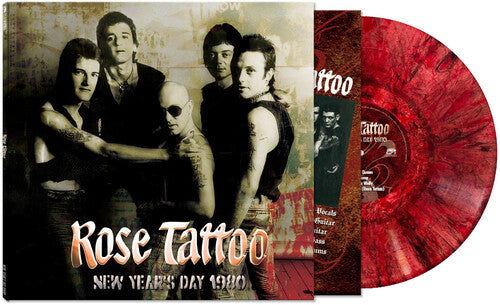 Rose Tattoo - New Year's Day 1980 [Red Splatter] Vinyl Record