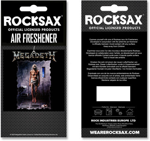 Rocksax Megadeth Extinction Air Freshener - Rocksax Megadeth Extinction Air Freshener - Special Products