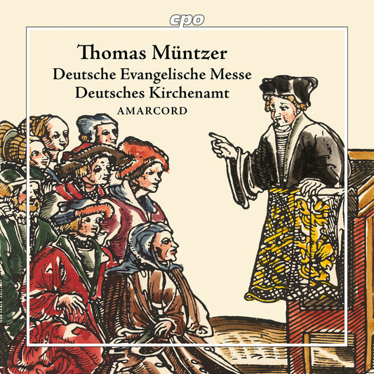 the album cover for Amarcord - Deutsche Evangelische Messe: Deutsches Kirchenamt