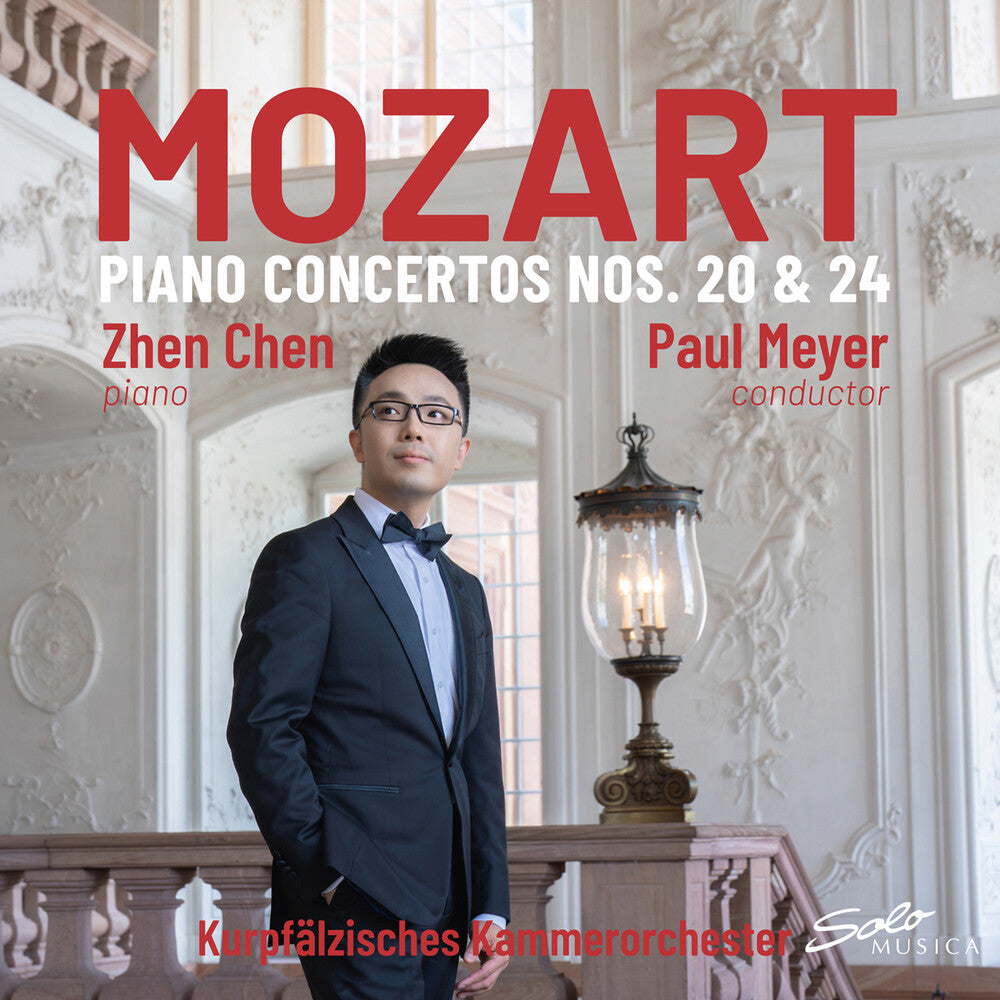 the album cover for Zhen Chen - Mozart: Piano Concertos Nos. 20 & 24