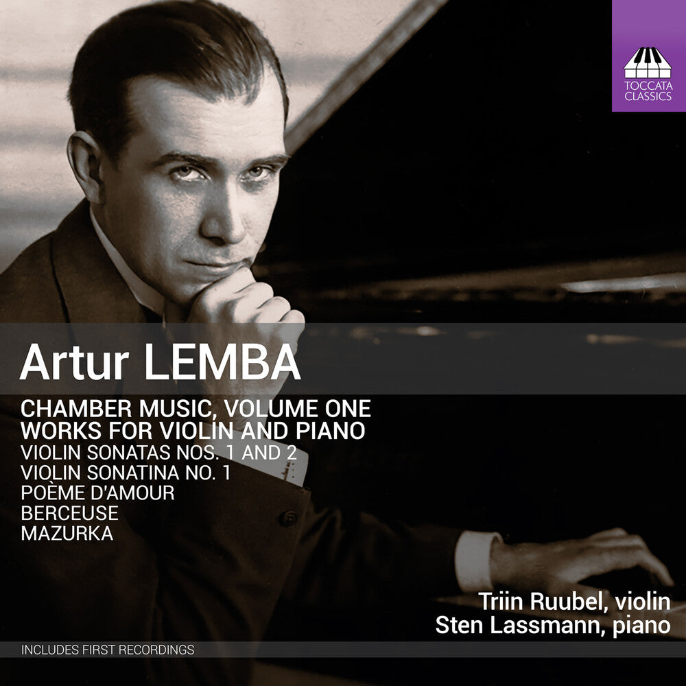 the album cover for Triin Ruubel-Lilleberg - Artur Lemba: Chamber Music Vol. 1 - Works For
