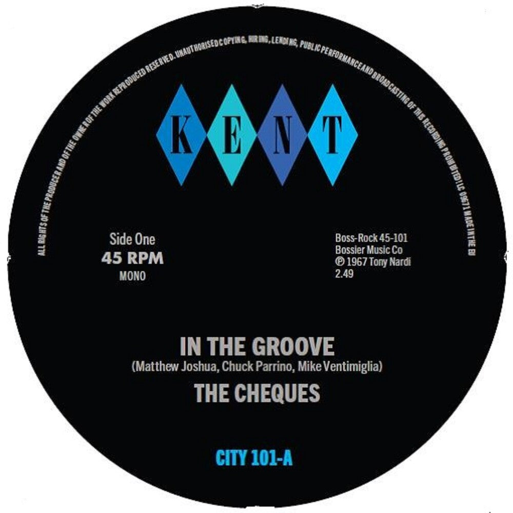 the album cover for Cheques / Merits - In The Groove / Arabian Jerk (Uk)