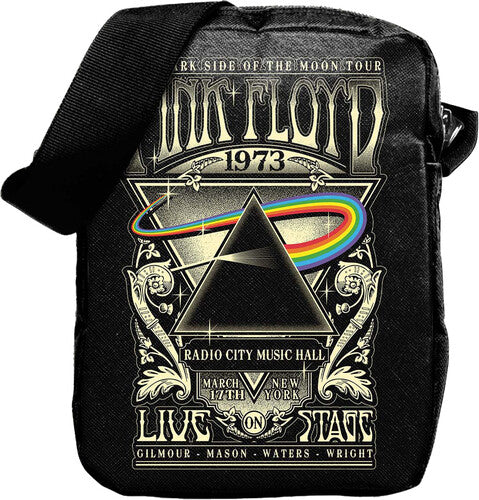 Rocksax Pink Floyd 1973 Live Crossbody Bag Blk - Rocksax Pink Floyd 1973 Live Crossbody Bag Blk - Special Products