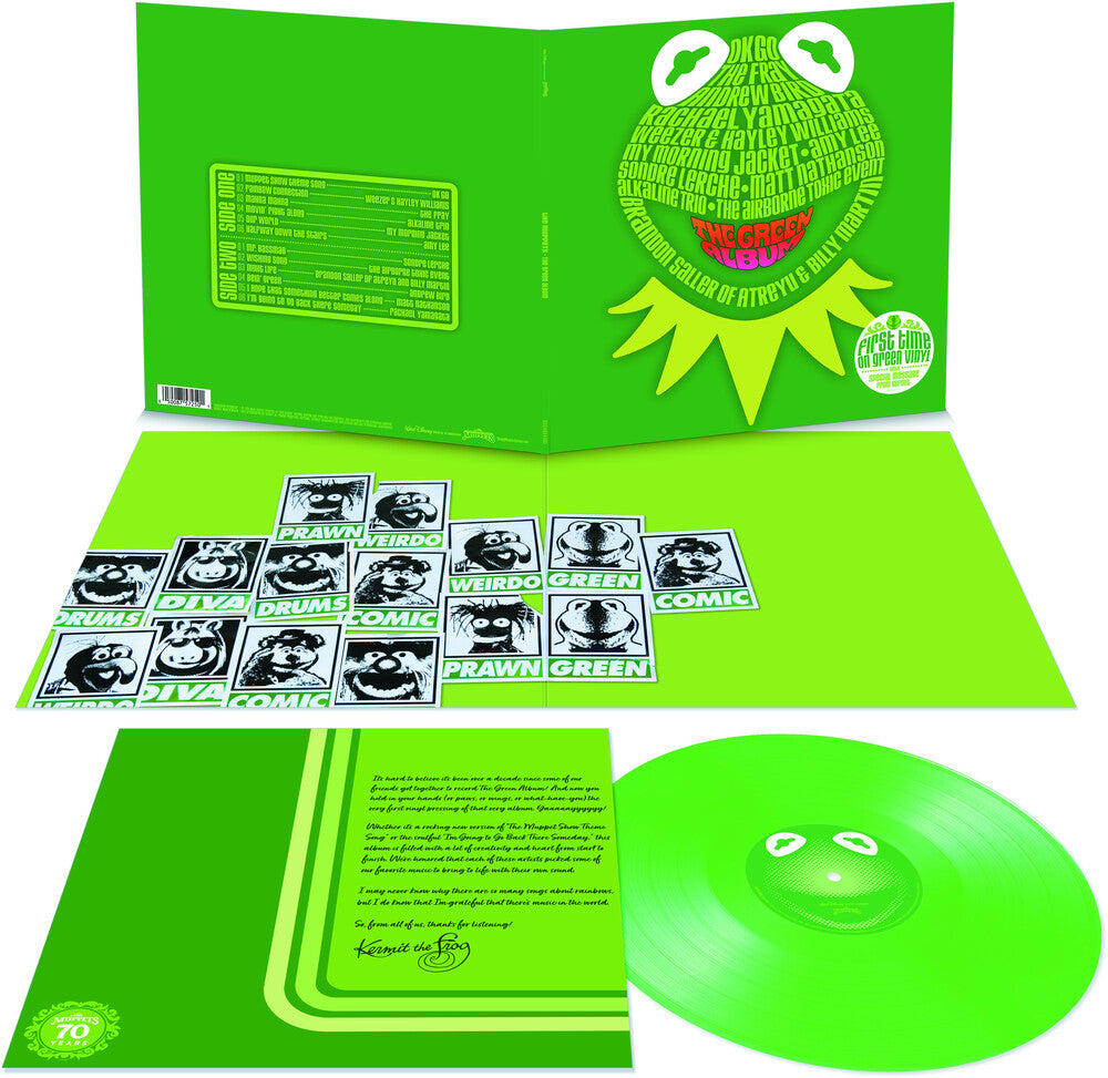Muppets: The Green Album (Various Artists) [LP] Vinyl Record