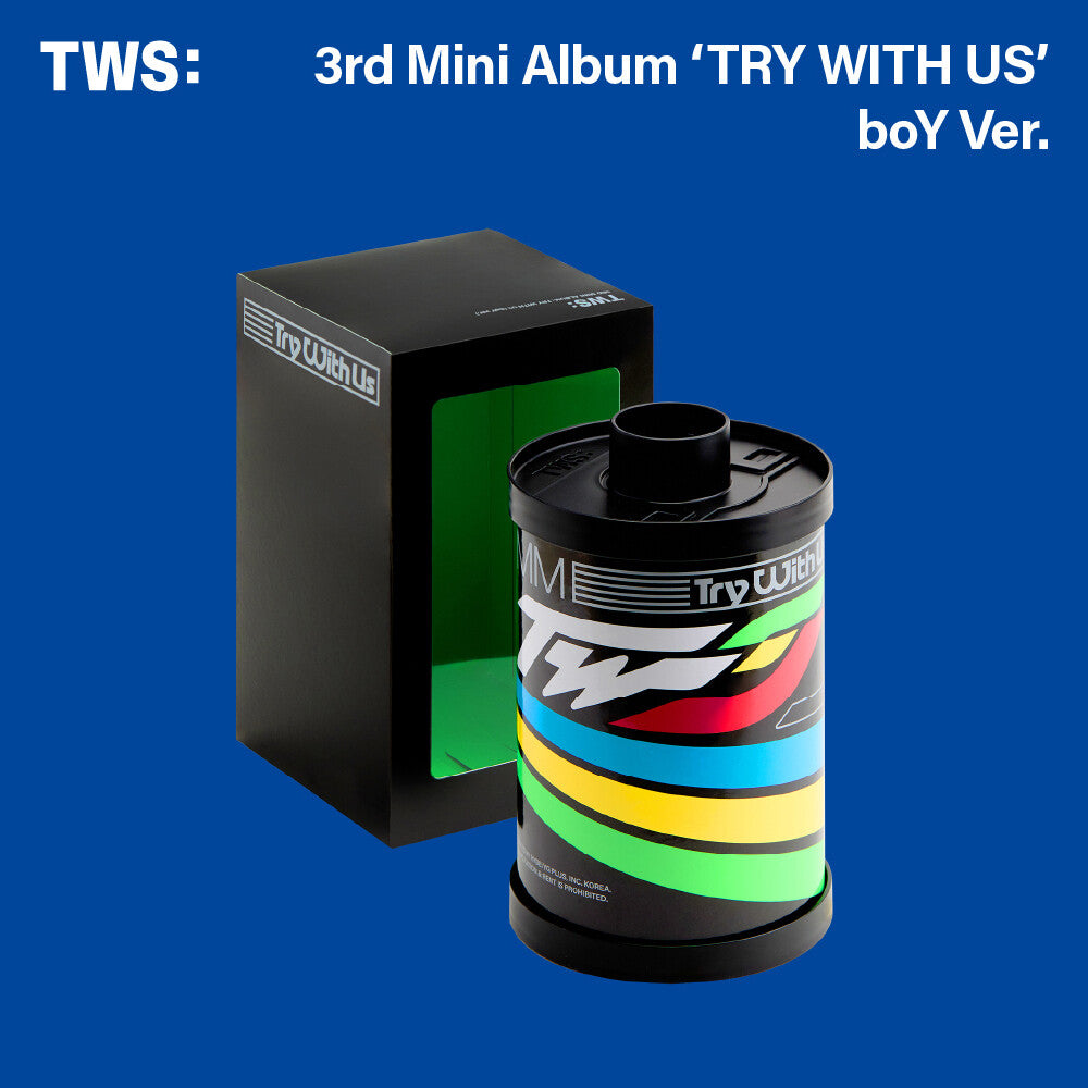 the album cover for TWS - Tws 3rd Mini Album 'try With Us' (Boy Ver.) (Post)