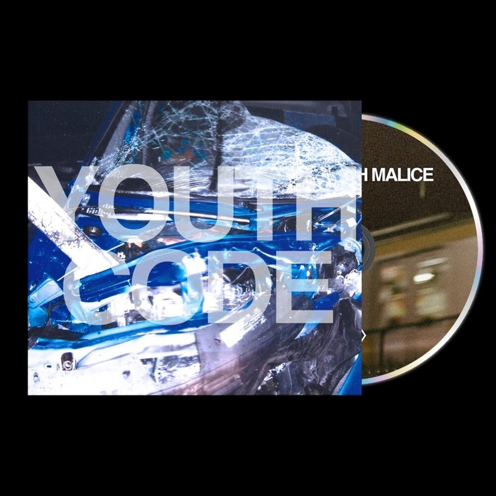 the album cover for Youth Code - Yours, With Malice