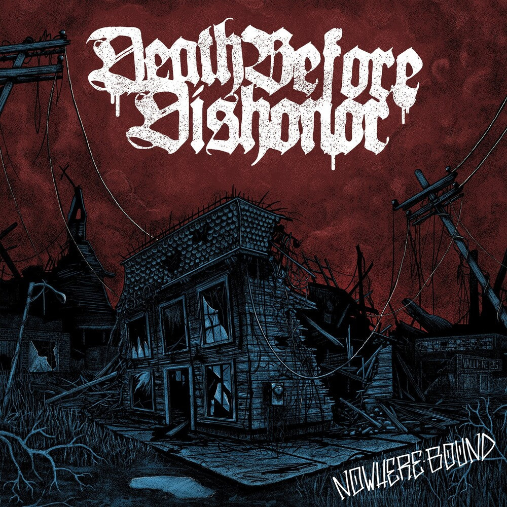 Death Before Dishonor - Nowhere Bound     [Clear/Burgundy Splatter] Vinyl Record