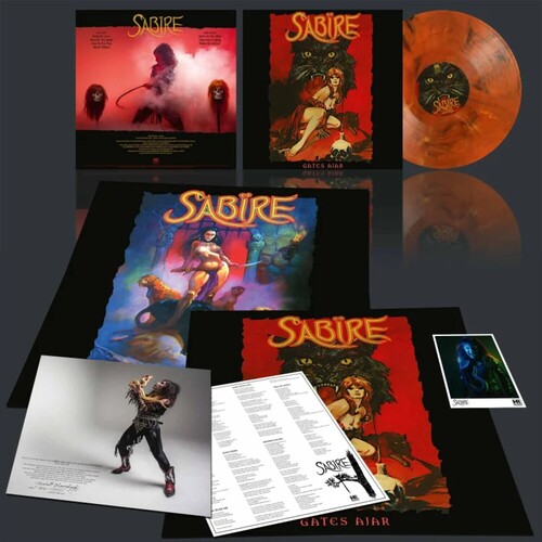 Sabire - Gates Ajar [Red & Black Marble] Vinyl Record