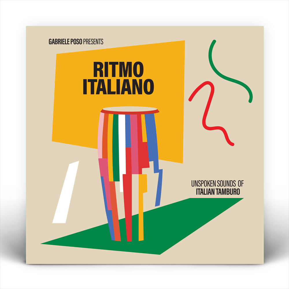 Gabriele Poso - Ritmo Italiano Unspoken Sounds Of Italian Tamburo [LP] Vinyl Record