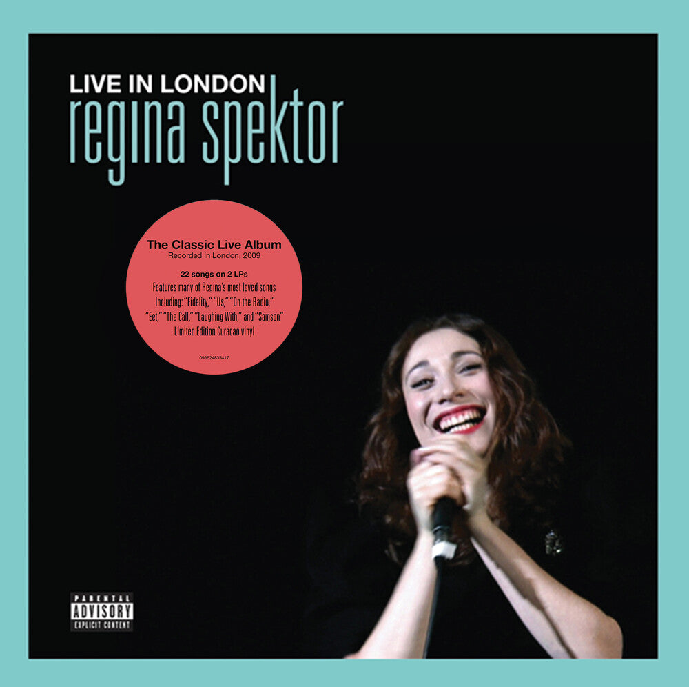 Regina Spektor - Live in London 2LP (curacao blue 2LP) [LP] Vinyl Record