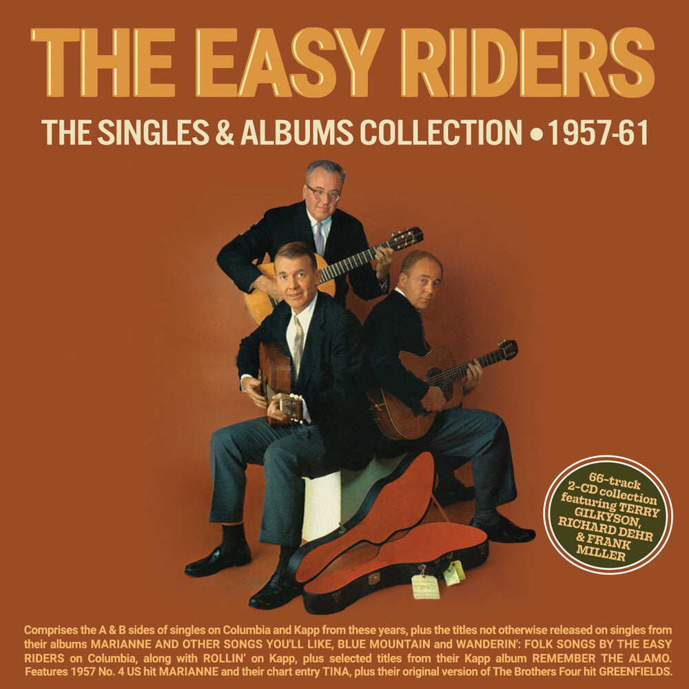 the album cover for EASY RIDERS - Singles & Albums Collection 1957-61