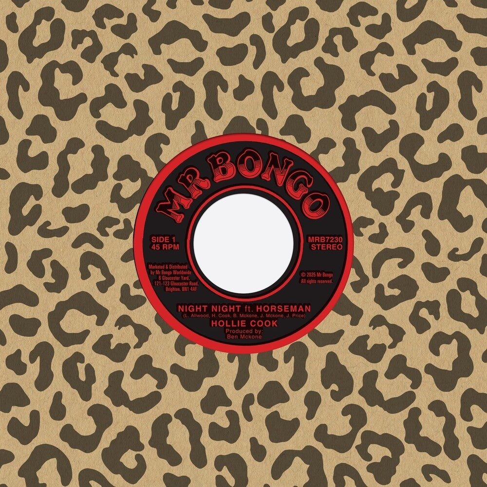 the album cover for Hollie Cook  / Horsemen - Night Night (Blk)