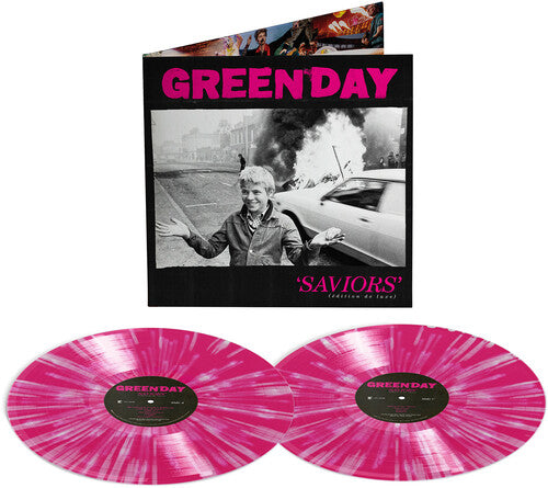 Green Day - Saviors (Edition Deluxe) [2LP Hot Pink with White Splatter] Vinyl Record