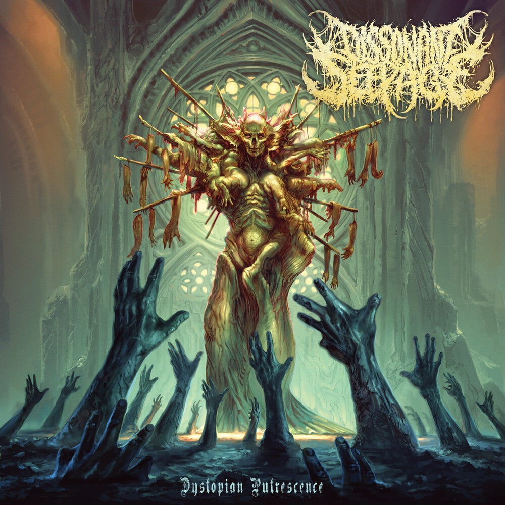 the album cover for Dissonant Seepage - Dystopian Putrescence