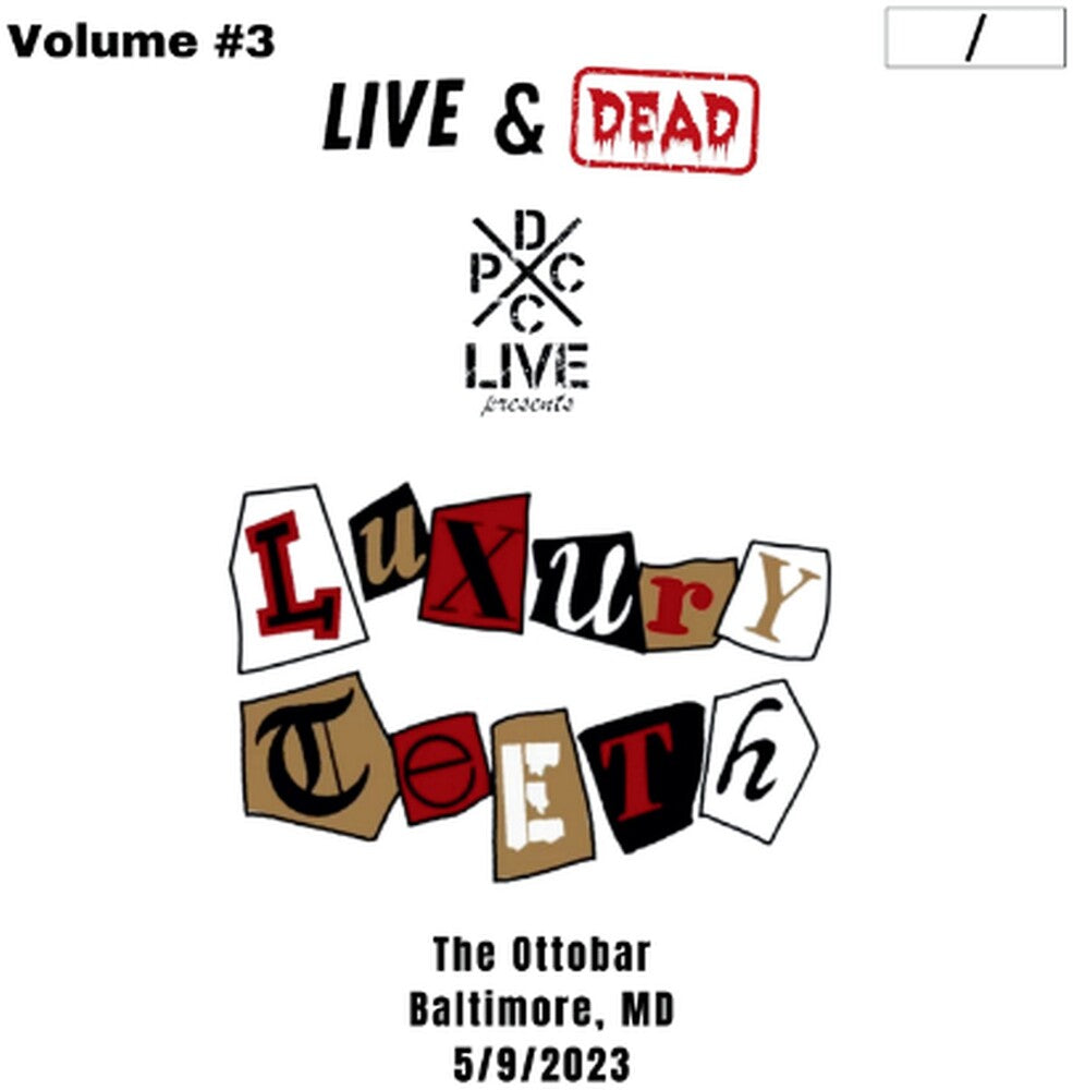 Dcxpc Live & Dead Vol 3 [LP] Vinyl Record